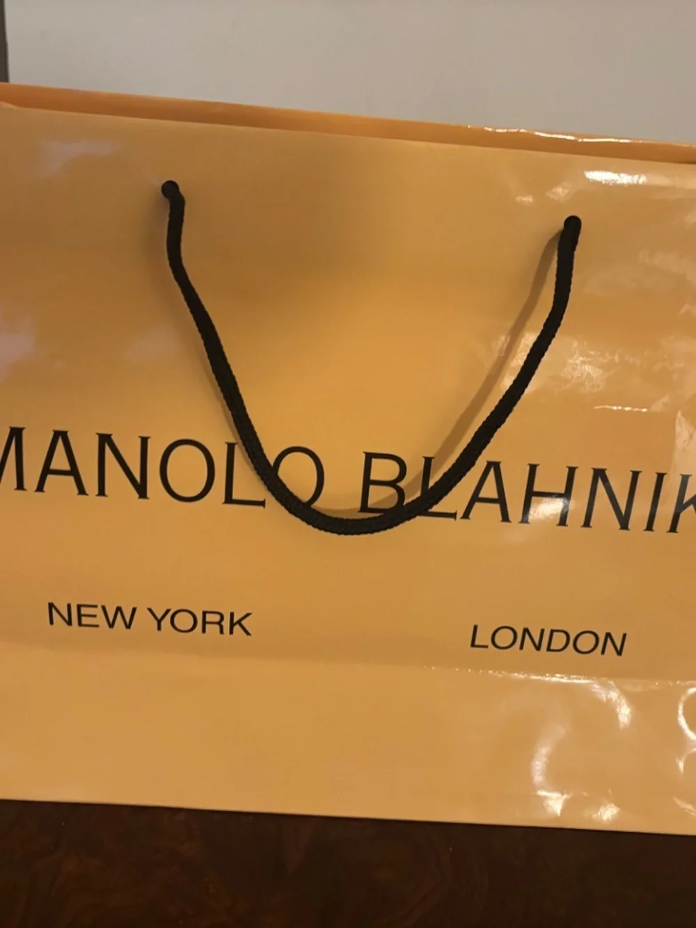 Vintage Manolo Blahnik Shopping Bags – Set of 2 – Sex and the City Era